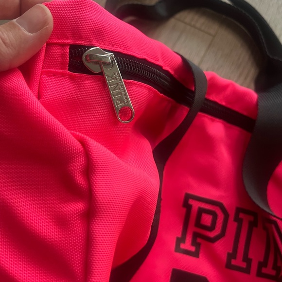 PINK Victoria's Secret Women's Neon Pink Bag 16*13 in - Picture 3 of 6